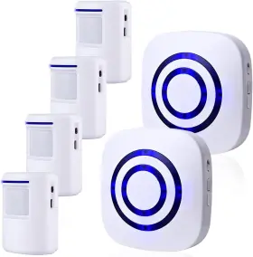 Msa-42 Bestoone Motion Sensor Alarm Long Range Wireless Driveway Indoor Home Security Sy