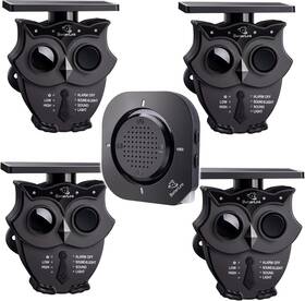 Betterlink Au-ns001-1r4s Solar Wireless Driveway Alarm System Ip65 Weatherproof Outdoor Motion Detectors&