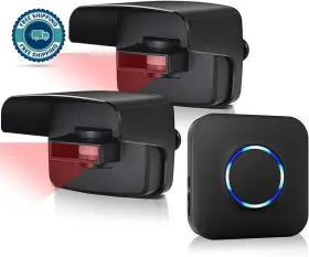 B14fs01d-2t1-us-b Bitiwend Wireless Driveway Alarm Motion Sensor 600ft Range Home Security B14fs01d-2t1-us-b Bitiwend Wireless Driveway Alarm Motion Sensor 600ft Range Home Security