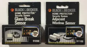 179124 Black Decker And Home Protector Security System Glass Break/adjacent Window Sensor