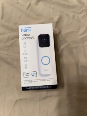 B08sgkldrv Blink Video Doorbell Two-way Audio Hd Motion And Chime App Alerts