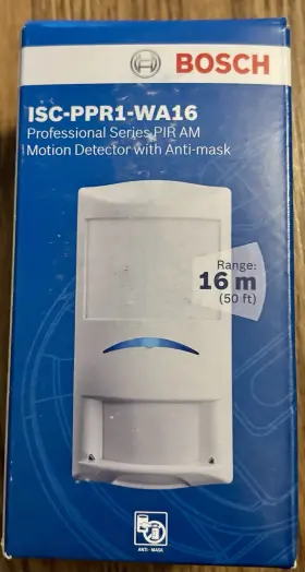 Isc-ppr1-wa16g Bosch Pir Motion Detector 50 Foot Anti-mask
