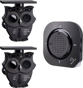 Branded 445001160101 1/2 Mile Long Range Solar Wireless Driveway Alarm System Ip65 Weatherproof Outdo