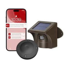 Branded01 445054529566 Pro 3 Driveway Alarm With Phone App-1/2 Mile Long Range Solar Wireless