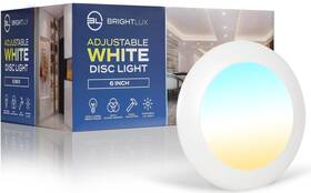 Brightlux 714176038193 24 Pack 6 Inch Flush 5cct 2700k/3000k/3500k/4000k/5000k