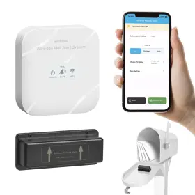 Mk-1811 Briidea Wifi Mailbox Alert 500ft Wireless With App White