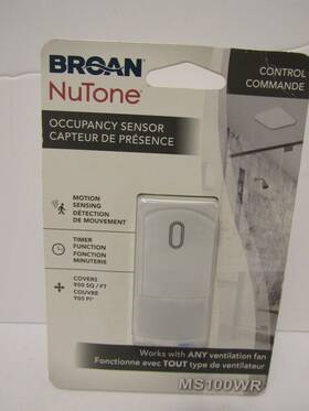 Broan-nutone Ms100wr Occupancy Sensor