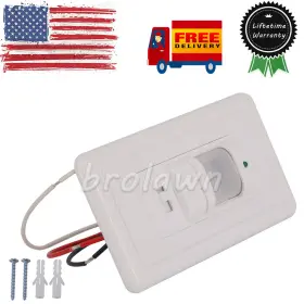 Brolawn 613781135047 New Automatic Pir Occupancy Motion Sensor Light Switch Auto On/off Infrared Brolawn 613781135047 New Automatic Pir Occupancy Motion Sensor Light Switch Auto On/off Infrared