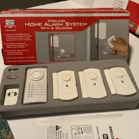 94799 Bunker Hill Security Wireless Home Alarm System - 6 Sensors Compact Easy To Install