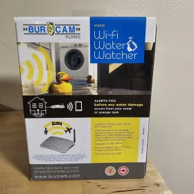 450455 Burcam Wi-fi Watcher Basement Sump Pump Water Level Alarm With Backupbattery 450455 Burcam Wi-fi Watcher Basement Sump Pump Water Level Alarm With Backupbattery