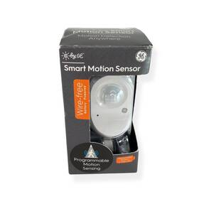 C By Ge Cwmsonnww1stip Smart Motion Sensor Wire-free Battery Powered Programmable Lighting