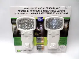 922272 Capstone New Wireless Motion Sensors Led Light 2 Piece Set 922272 Capstone New Wireless Motion Sensors Led Light 2 Piece Set
