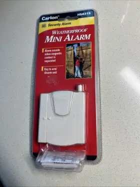Hs4315 Carlon Weatherproof Mini Alarm Magnetic Battery Security Door/window/gate