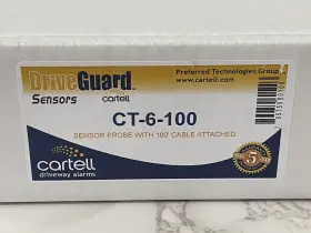 Ct-6-100 Cartell Driveway Alarms Driveguard Sensors Probe With Cable New Box Nib Ct-6-100 Cartell Driveway Alarms Driveguard Sensors Probe With Cable New Box Nib
