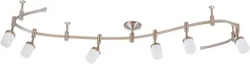 21904-000 Catalina Lighting 96 Inch 6-light Integrated Led Flex Brushed Nickel