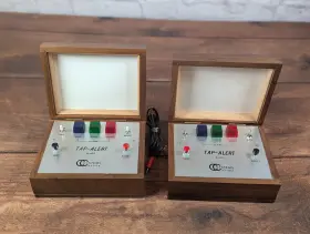 B-403 Cc Systems Set Of 2 Tap-alert Security System Ny. Usa For Parts/sold Asis