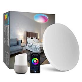Cheeroll 614198311895 Smart Ceiling Light Flush Mount Led Fixture Rgb 1 Pack