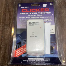 Odm-2 Clicker Open Garage Door Monitor Transmitter Model New. Free Shipping