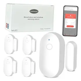 Cnzhihuizai 744759891495 Tuya App Wifi Door And Window Sensor Alarm Home Office Apartment Set Of 5 Cnzhihuizai 744759891495 Tuya App Wifi Door And Window Sensor Alarm Home Office Apartment Set Of 5