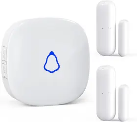 D015x2-w Co. Ltd. M520 Door Alarms When Opened Wireless Sensor With 500ft Wider Range Led Indica