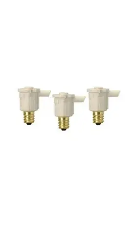 192019 Coleman Cable 59416 Indoor Candelabra Light Sensor Control Socket 3 Pack