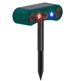 Comboss Com-911w Solar Outdoor Motion Sensor Alarm Upgraded Ultrasonic Infrared Inducti