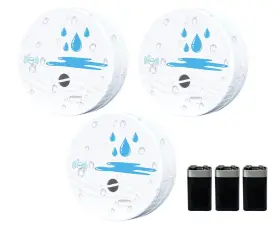 S02a Comfytune 3 Pack Water Leak Detectors For Home 100db Waterproof Sensor