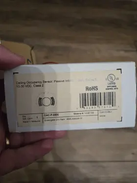 Oac-p-0500 Cooper Greengate Ceiling Occupancy Sensor White 360 Degrees 500 Sq
