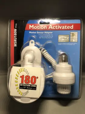 Msru180w Cooper Lighting Motion Activated Sensor Single Lite Adapter Nip