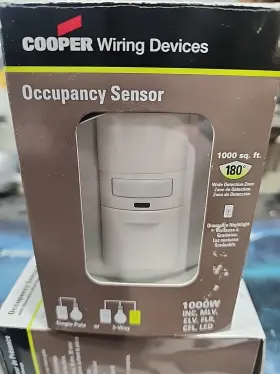 Os310-w Cooper Occupancy Sensor Single Pole Or 3 Way White