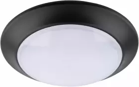 C003-830led-blk Coramdeo 7.5 Inch Led Flush Mount Ceiling Light Closet Bathroom Black
