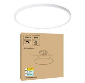 Cycevsun 652507331103 15.8 Inch Dimmable Led Ceiling Light Flush Mount 16 1-pack White