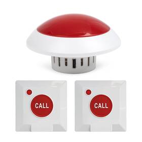 Cyssjf Sj-4l-call-rr Remote Emergency Strobe Siren Alarm Kit Waterproof Outdoor Loud Panic Sos War