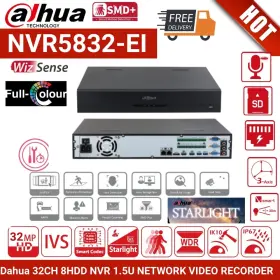 Nvr5864-ei Dahua Nvr5832-ei 32ch Ai Nvr 64ch 32mp Network Video Recorder Face Recognation