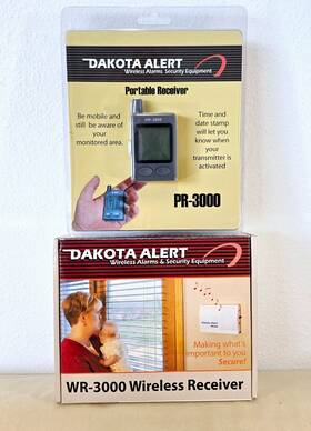 Dakota Alert Pr3000 Wr-3000 And Pr-3000 Wireless Receiver New Sealed