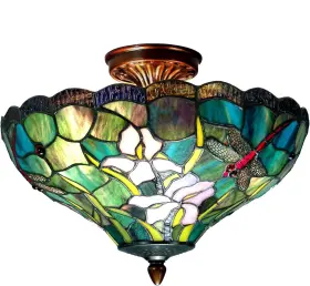 Th70098 Dale Tiffany Savannah Flush-mount Light One Size Antique Brass