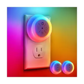Nl607b Dawnrise Night Lights Plug Into Wall Dusk To Dawn Sensor 2 Pack 12-... Fast Ship