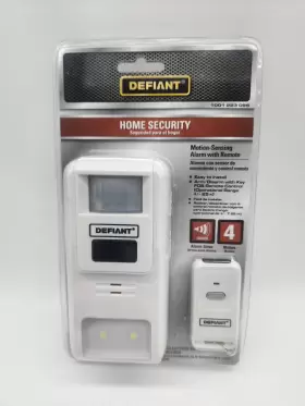 223096 Defiant 1001 Home Security Motion Sensing Alarm With Remote New Sealed 223096 Defiant 1001 Home Security Motion Sensing Alarm With Remote New Sealed