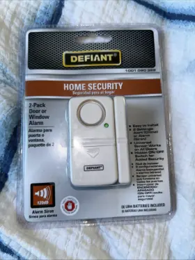 1001090100 Defiant Home Security Door Or Window Alarm New