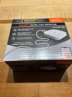 Defiant 1012604488 Smart Water Leak Detector 1012 604 488 Hubspace Alexa Google. Nib