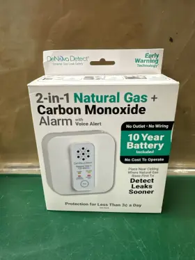 E10041654 Denova Detect 850030282071 Dd623ncv 2-in-1 Carbon Monoxide Natural Gas Alarm