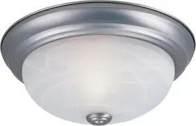 1257s-pw-al Designers Fountain 2-light Flush Mount Ceiling Light 11 Inch In Pewter