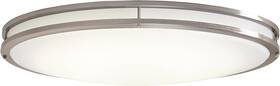 Designers Fountain Ev1424c3c-35 Flush Mount Ceiling Light 24 Inches Brushed Nickel