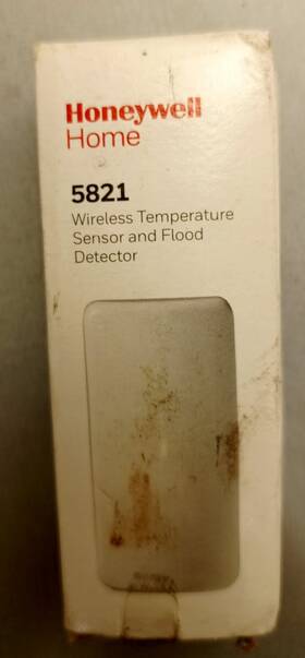Detecto 781410739086 Honeywell Home 5821 Wireless Temperature Sensor And Flood Detector