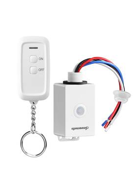 Dewenwils Hwls11m Outdoor Indoor Wireless Light Switch And Receiver Kit 15a/1800w N