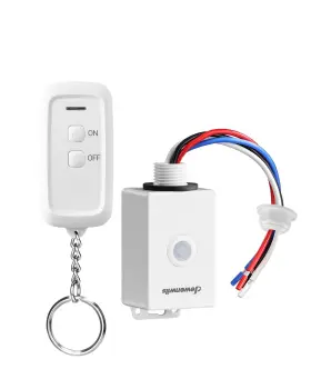Hwls11m Dewenwils Outdoor Indoor Wireless Light Switch And Receiver Kit 15a/1800w N