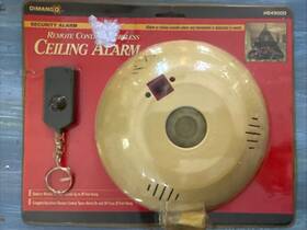 Dimango Hs4900d Motion Sensing Ceiling Alarm With 360 Sensor Remote Control