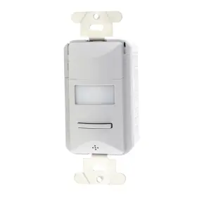 Wvssiu2-p-vg Diversa Vacancy Sensor Wall Switch Pir 2-pole Pc 120/277v Gray