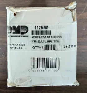 1125-w Dmp Wireless Pir Motion Detector 1125-w Dmp Wireless Pir Motion Detector