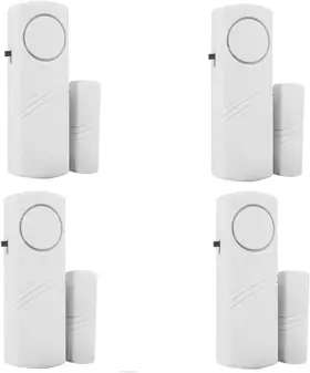 Dogxiong Windowsalarm 3abattery 4pcs 4 Pack Door Window Alarm Magnetic Burglar Alert Sensor Loud Alarms For Ki